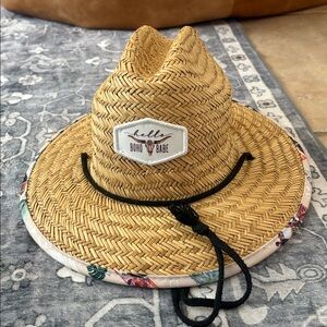 Boho Babe Straw Hat with Black Cord